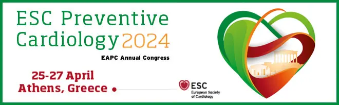 April 25-27, 2024: ESC Preventive Cardiology